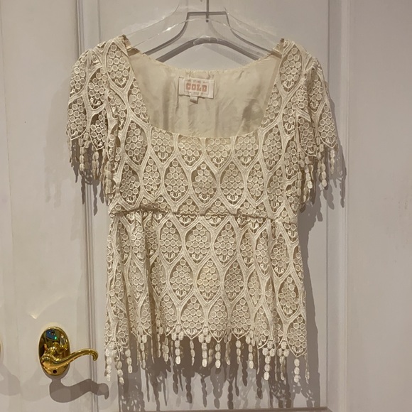 RARE Stone Cold Fox Lapis Blouse - Picture 3 of 7